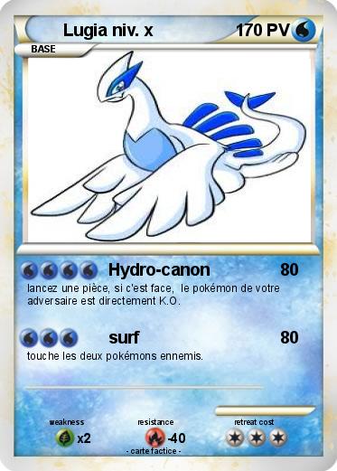 Pokemon Lugia niv. x