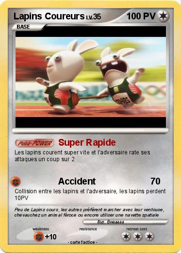 Pokemon Lapins Coureurs