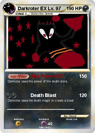 Pokemon Darkroter EX Lv. 97