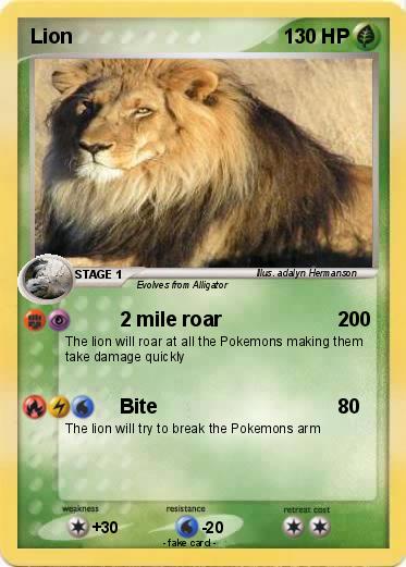 Pokemon Lion