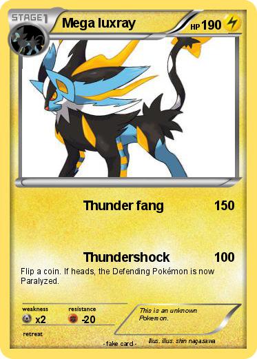 Pokemon Mega luxray
