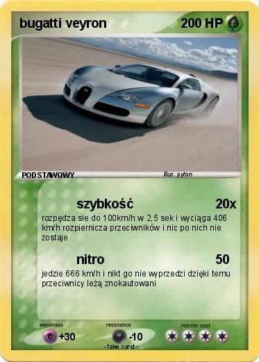 Pokemon bugatti veyron