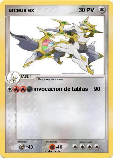 Pokemon arceus ex