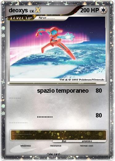 Pokemon deoxys
