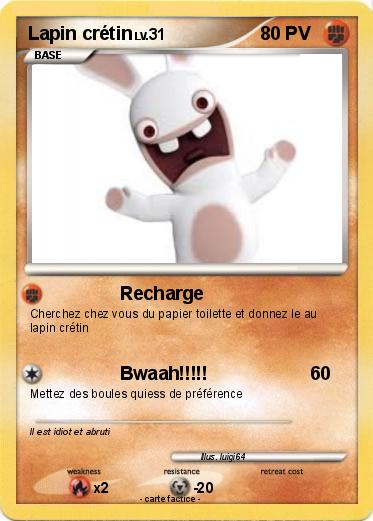 Pokemon Lapin crétin