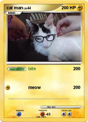 Pokemon cat man