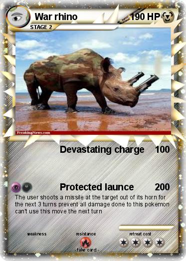Pokemon War rhino
