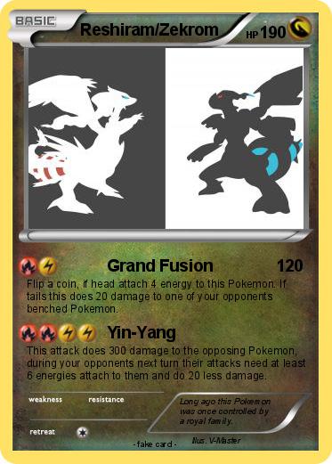 Pokemon Reshiram/Zekrom