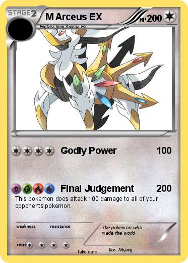 Pokemon M Arceus EX