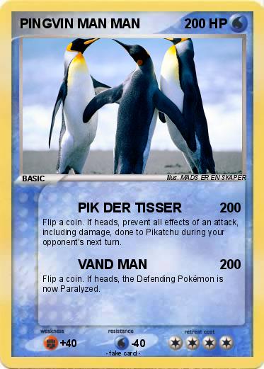 Pokemon PINGVIN MAN MAN