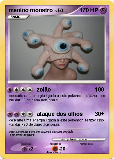 Pokemon menino monstro