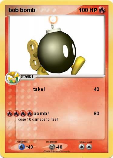 Pokemon bob bomb