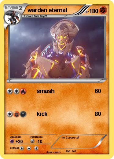 Pokemon warden eternal