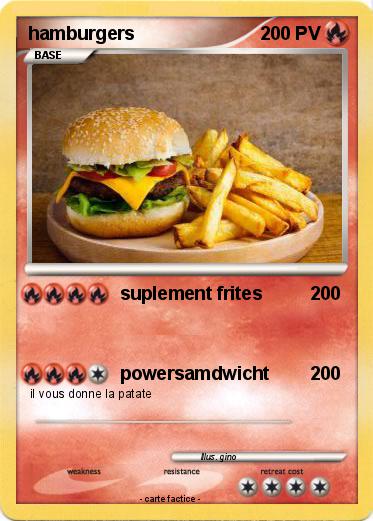 Pokemon hamburgers