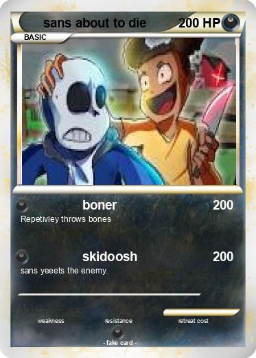 Pokemon sans about to die