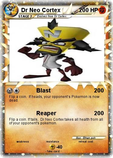 Pokemon Dr Neo Cortex