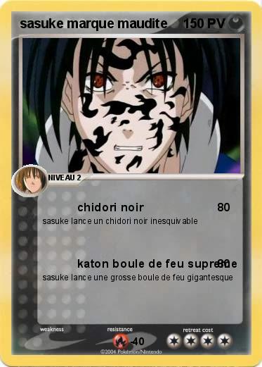Pokemon sasuke marque maudite
