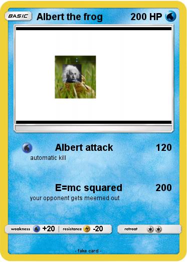 Pokemon Albert the frog