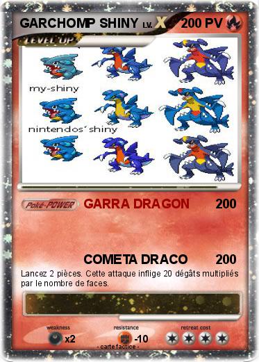 Pokemon GARCHOMP SHINY