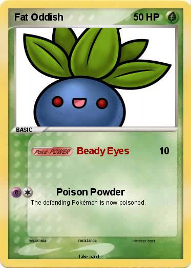 Pokemon Fat Oddish