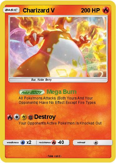 Pokemon Charizard V