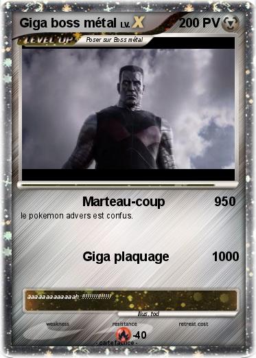 Pokemon Giga boss métal