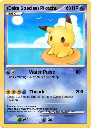 Pokemon (Delta Species) Pikachu