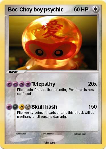 Pokemon Boc Choy boy psychic