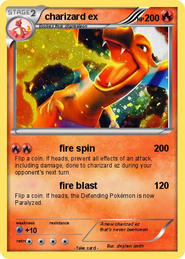 Pokemon charizard ex
