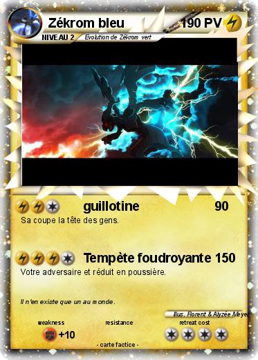Pokemon Zékrom bleu
