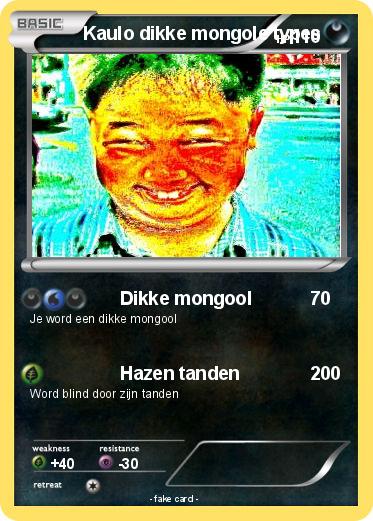 Pokemon Kaulo dikke mongole types