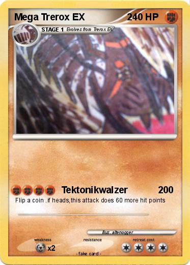 Pokemon Mega Trerox EX                2