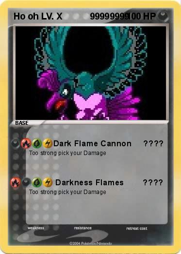 Pokemon Ho oh LV. X           99999999