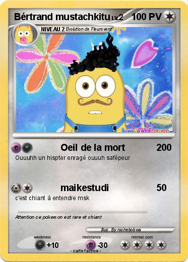 Pokemon Bértrand mustachkitu