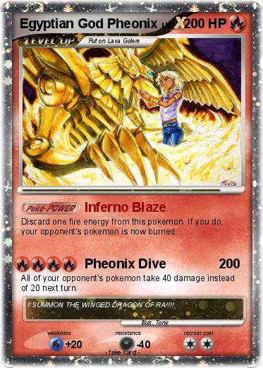Pokemon Egyptian God Pheonix