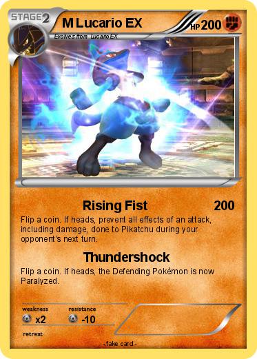 Pokemon M Lucario EX