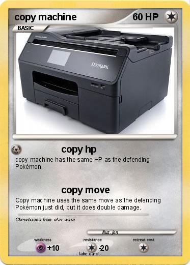 Pokemon copy machine