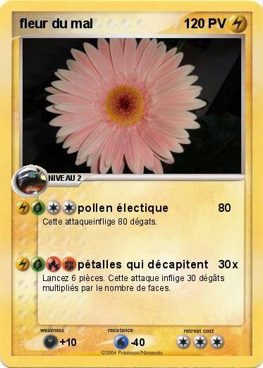 Pokemon fleur du mal