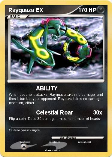 Pokemon Rayquaza EX