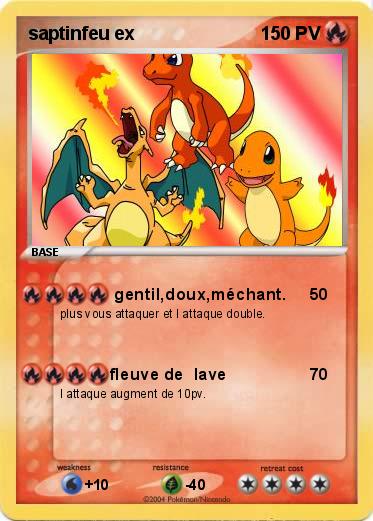 Pokemon saptinfeu ex