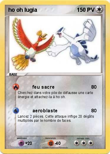 Pokemon ho oh lugia