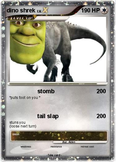 Pokemon dino shrek