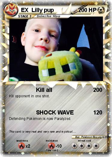 Pokemon EX  Lilly pup