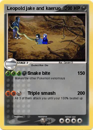 Pokemon Leopold jake and kaeruo