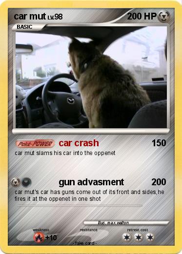 Pokemon car mut