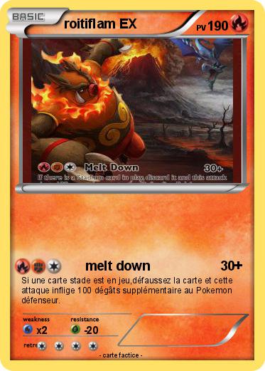 Pokemon roitiflam EX