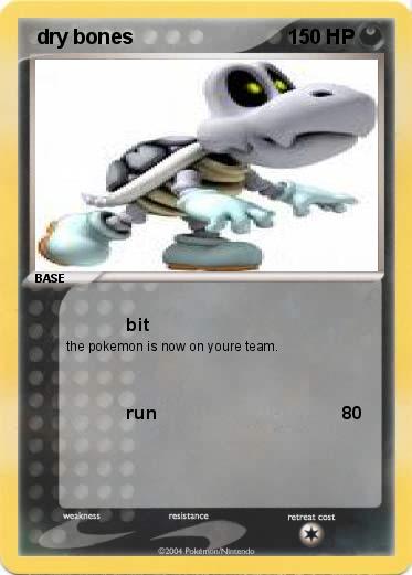 Pokemon  dry bones