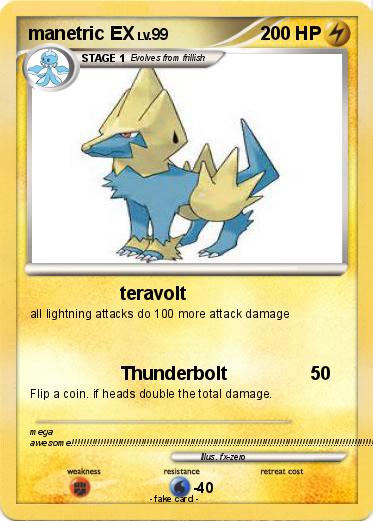 Pokemon manetric EX