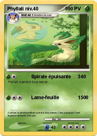 Pokemon Phyllali niv.40                    5
