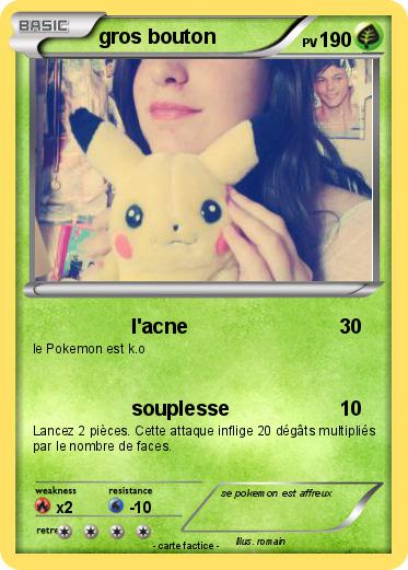 Pokemon gros bouton
